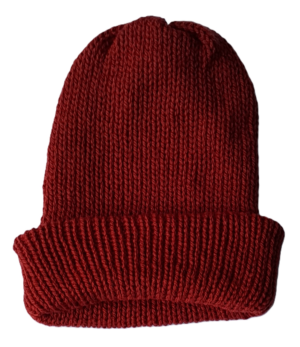 Double Layer Maroon Beanie